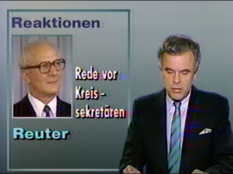 DDR Fernsehen DDR1 DDR2 - 13. Februar 1988 - Film Ende und Aktuelle Kamera