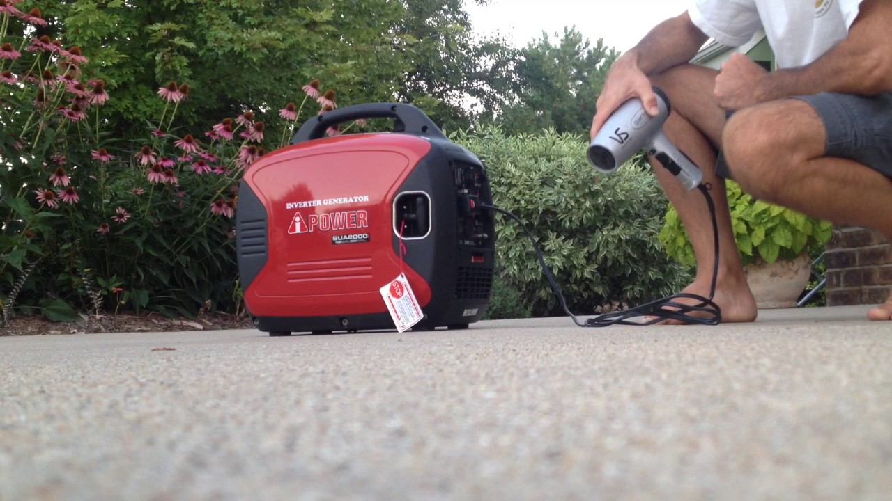 Will My SUA2000i Start & Run an 1875W Hair Dryer? We find out...