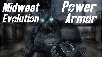 FALLOUT 4-Midwest Power Armor Evolution-Batman Power Armor-Showcase - New Armor mod - By NewerMind43