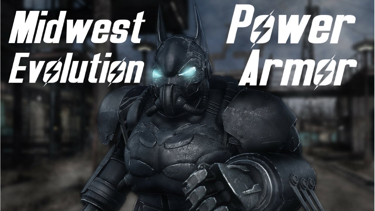 FALLOUT 4-Midwest Power Armor Evolution-Batman Power Armor-Showcase - New  Armor mod - By NewerMind43 - YouTube