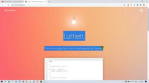 How to Install Lumen API Khmer Tutorial #01 | Code168.IT