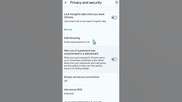 How To Enable Password Breach Alerts in Chrome For Android Device #androidsettings #chrome #howto