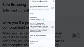 How To Enable Password Breach Alerts in Chrome For Android Device #androidsettings #chrome #howto