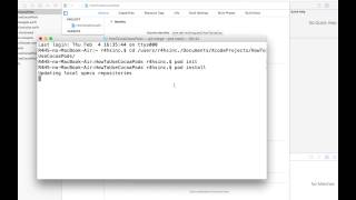 [Silent iOS 011-03] Editing a Podsfile and installing a library