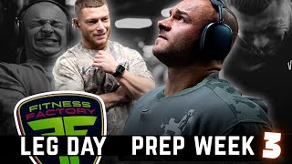 BATTLE OF THE BEASTS / PREP LEG DAY W CLIENT CHRIS JAMES