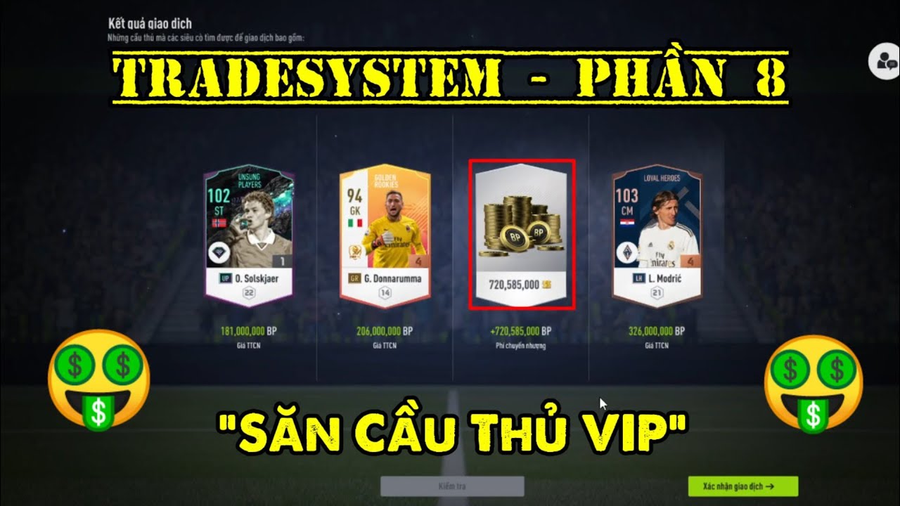 Fo4 Giao Dịch Cầu Thủ Tradesystem Săn Cầu Thủ Vip Phần 8 Youtube