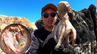 Pescando E Comendo - Lagosta,Polvo ,Peixe Catch And Cook