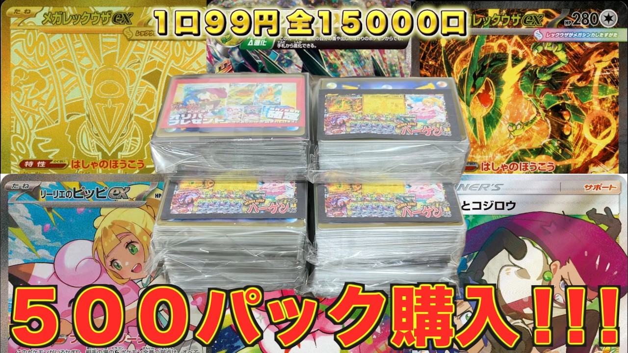 Sold Out Instantly] We opened 500 packs of budget-friendly mystery