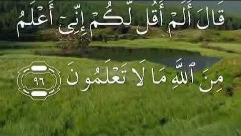 سورة يوسف ٢٤٧ مكتوبة مكررة بصوت عذب وجميل لسعد الغامدي