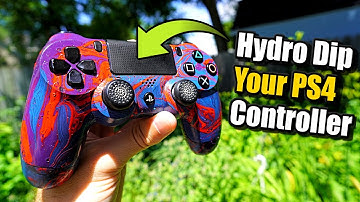 How to HYRDO DIP PS4 CONTROLLER | (Make Custom PS4 Controller) Spray Paint DIY