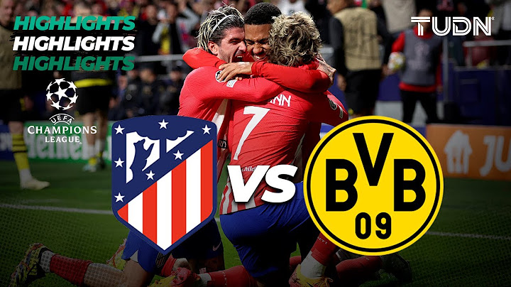 HIGHLIGHTS - Atlético de Madrid 2-1 Borussia Dortmund | UEFA Champions League 2023/24 - 4tos | TUDN