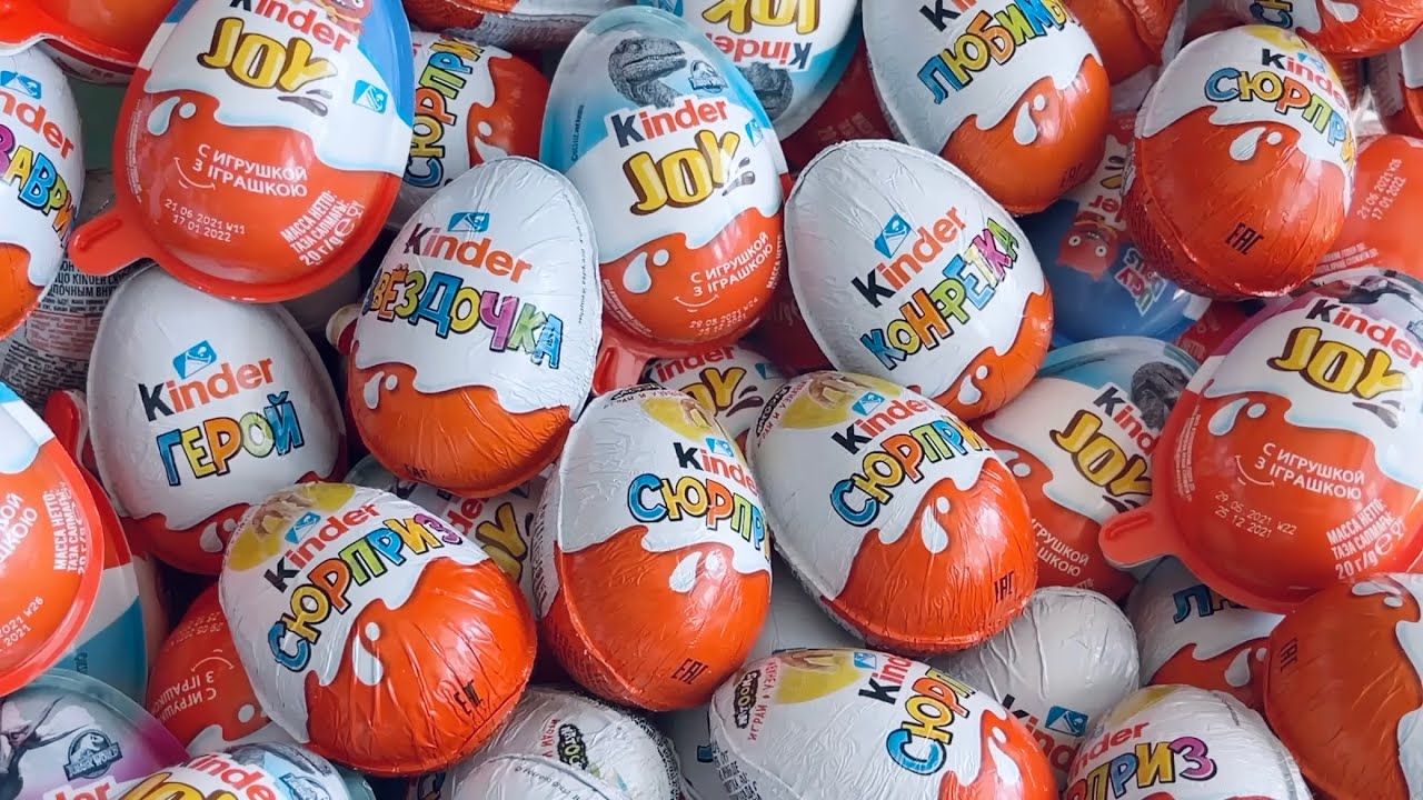 NEW! A LOT OF KINDER SURPRISE : EGGS TOY (KINDER JOY)