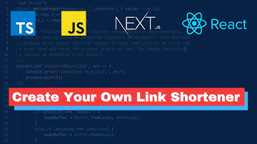 Build a Link Shortener In 2021 (1) - Using React + Next.JS + TypeScript + Vercel