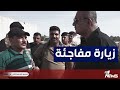 زيارة وزير الدفاع المفاجئة الى معسكر التاجي وجندي يعلق ندعيلك بالصحة والعافية والخير