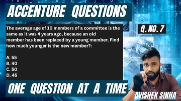 The average age of 10 members of a committee is the same as it was 4 years ago,because an old member