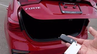 CK  2021 Kia Forte  How To Use Your Smart Trunk!