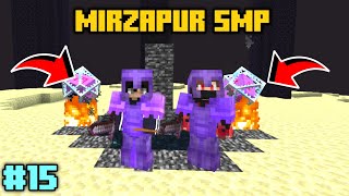 Defeating Ender Dragon With My Friend To Save Our Mirzapur SMP #15 | Yug playz