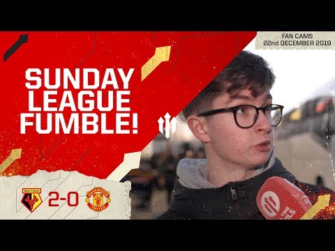 DE GEA, A SHADOW OF THE MAN! Watford 2-0 Manchester United | Premier League International Fan Cam