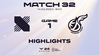 Highlights DRX vs KDF | Game 1 | Tuần 4 Ngày 1 | LCK Mùa Xuân 2024