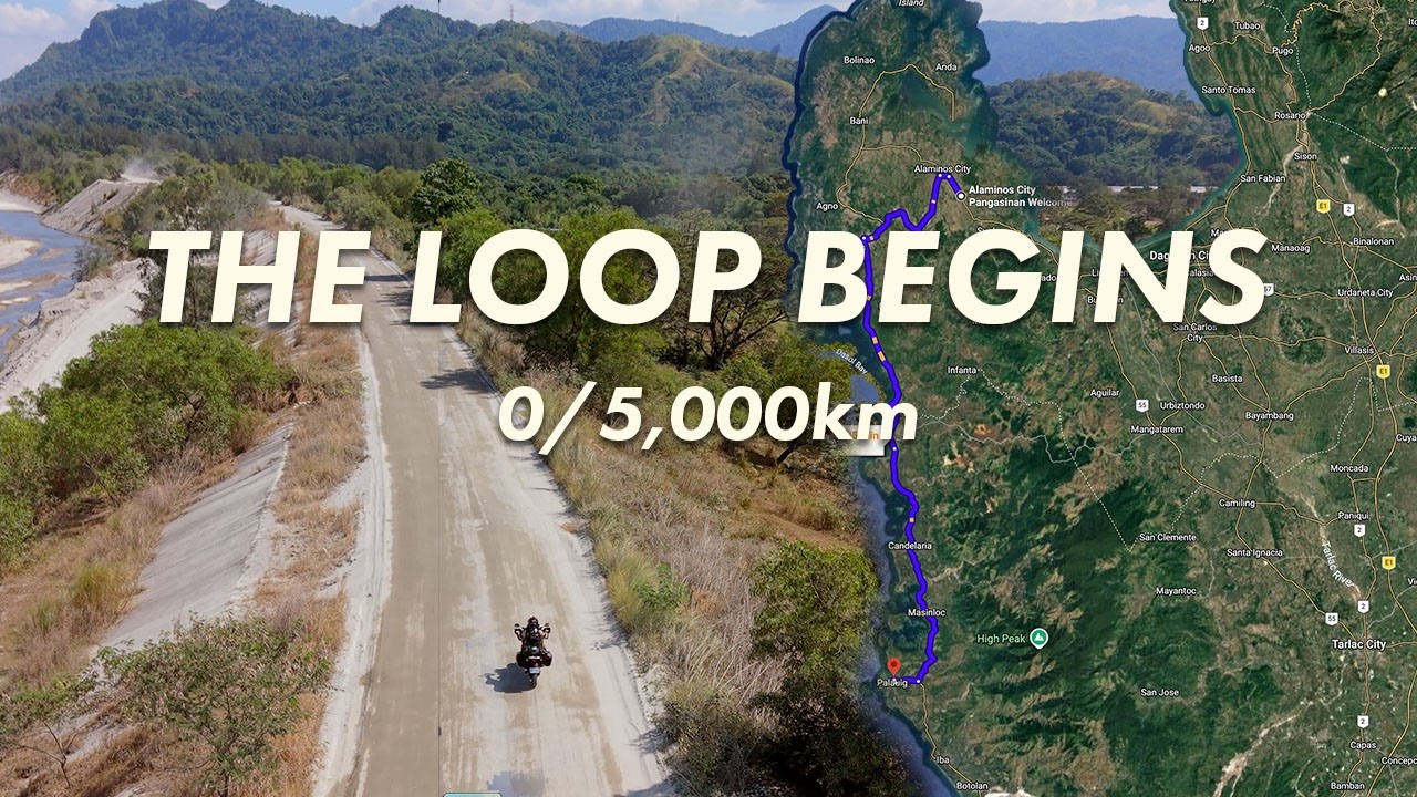 A 5,000km ride begins! Philippine Loop Ep 1 Manila-Zambales-Benguet