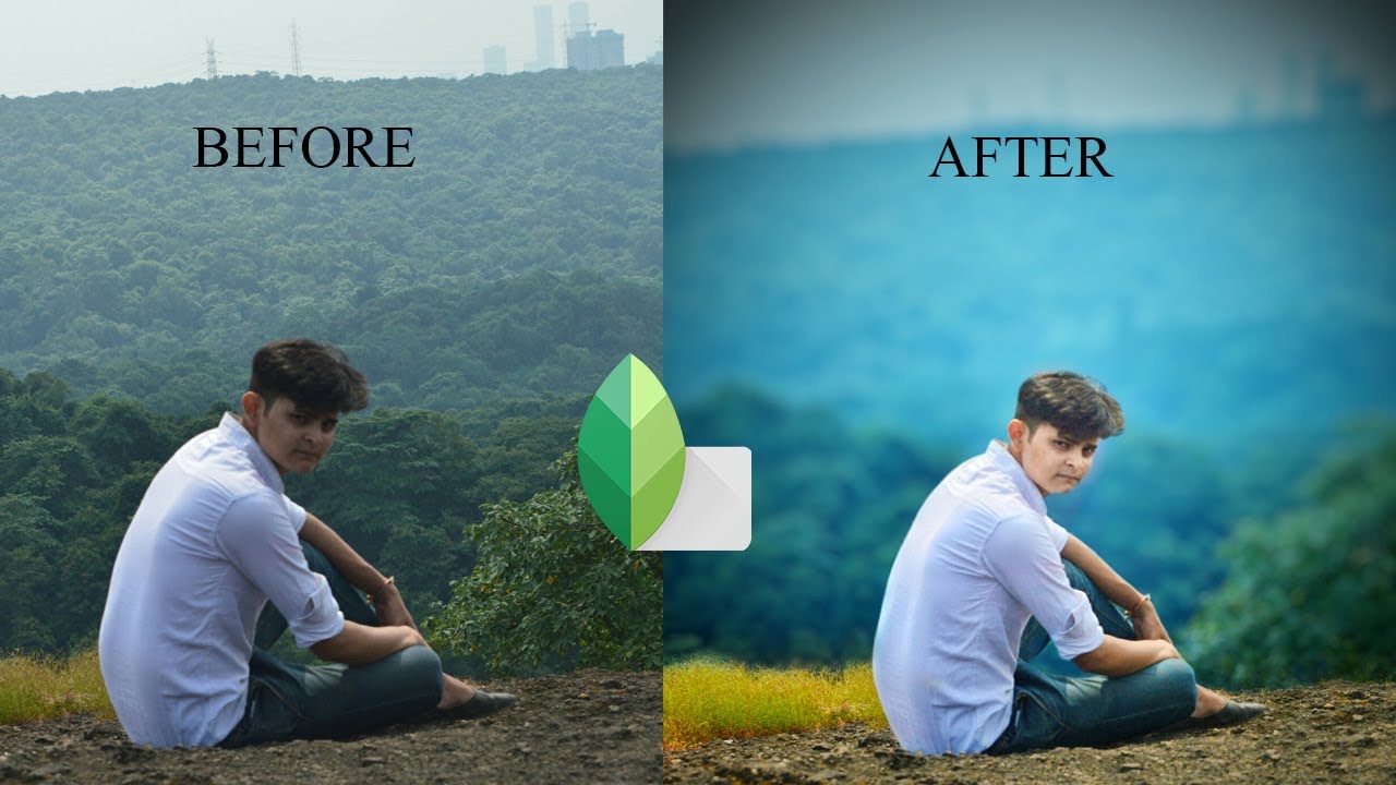 Professional Outdoor Photo Editing In Snapseed || Best Colour Effect + Blur  Background - YouTube