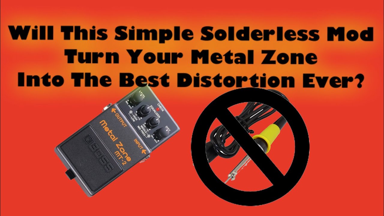 Boss MT-2 Metal Zone Mods: Tri-Gain, Sustainiac & Diezel Mod - YouTube