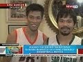 BP: Manny Pacquiao, nakatapat si Mark Barroca sa isang friendly basketball match