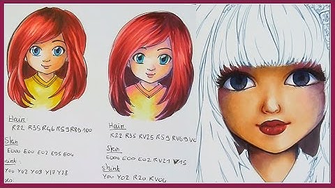 Tutorial Copic Markers - PART TWO How to choose your colors ?