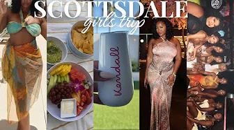 TRAVEL VLOG | Scottsdale, Arizona | spa day, love island theme, brunch, dinner, shopping + more