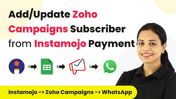 How to Add/Update Zoho Campaigns Subscriber & Send WhatsApp Message on Receiving Instamojo Payment