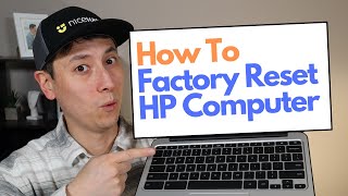 How To Factory Reset HP Computer - Restore To Factory Settings Windows 11