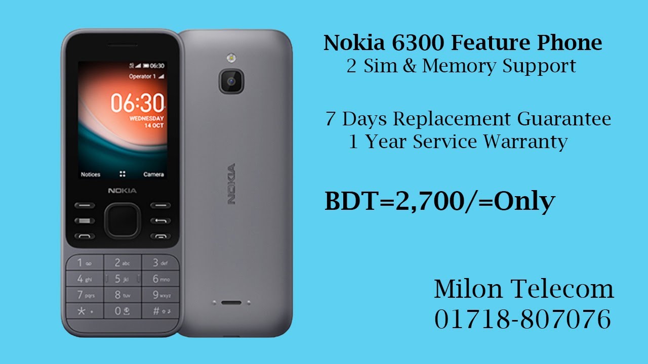 Nokia 6300 | Unboxing | Review in Bangla | Price in Bangladesh ...