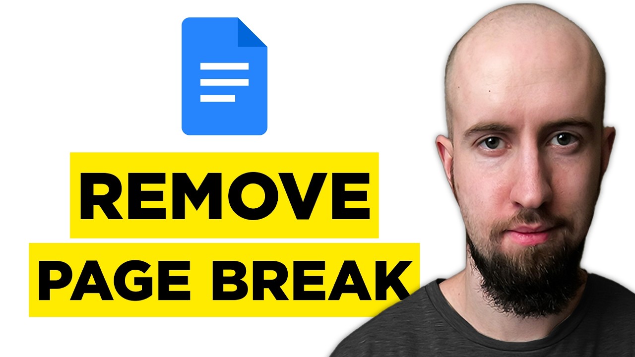 How To Remove Page Break Google Docs (2026) - Complete Tutorial - YouTube