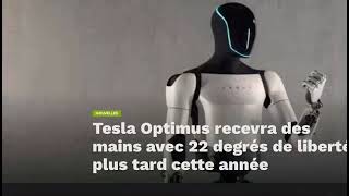 Le robot Tesla Optimus va avoir des mains améliorées courant 2024