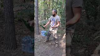 Man’s Bartending Skills on Display