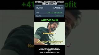 DAY-273 of showing my Portfolio everyday 💹 10/07/2025 #stockmarket #earn #investing #shorts #money