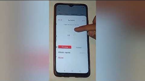 How to set alarm in realme c21,set alarm setting