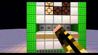 Minecraft - 5 Number 7 Segment Display