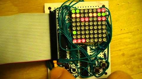 Breakout on AVR w/ LED Matrix