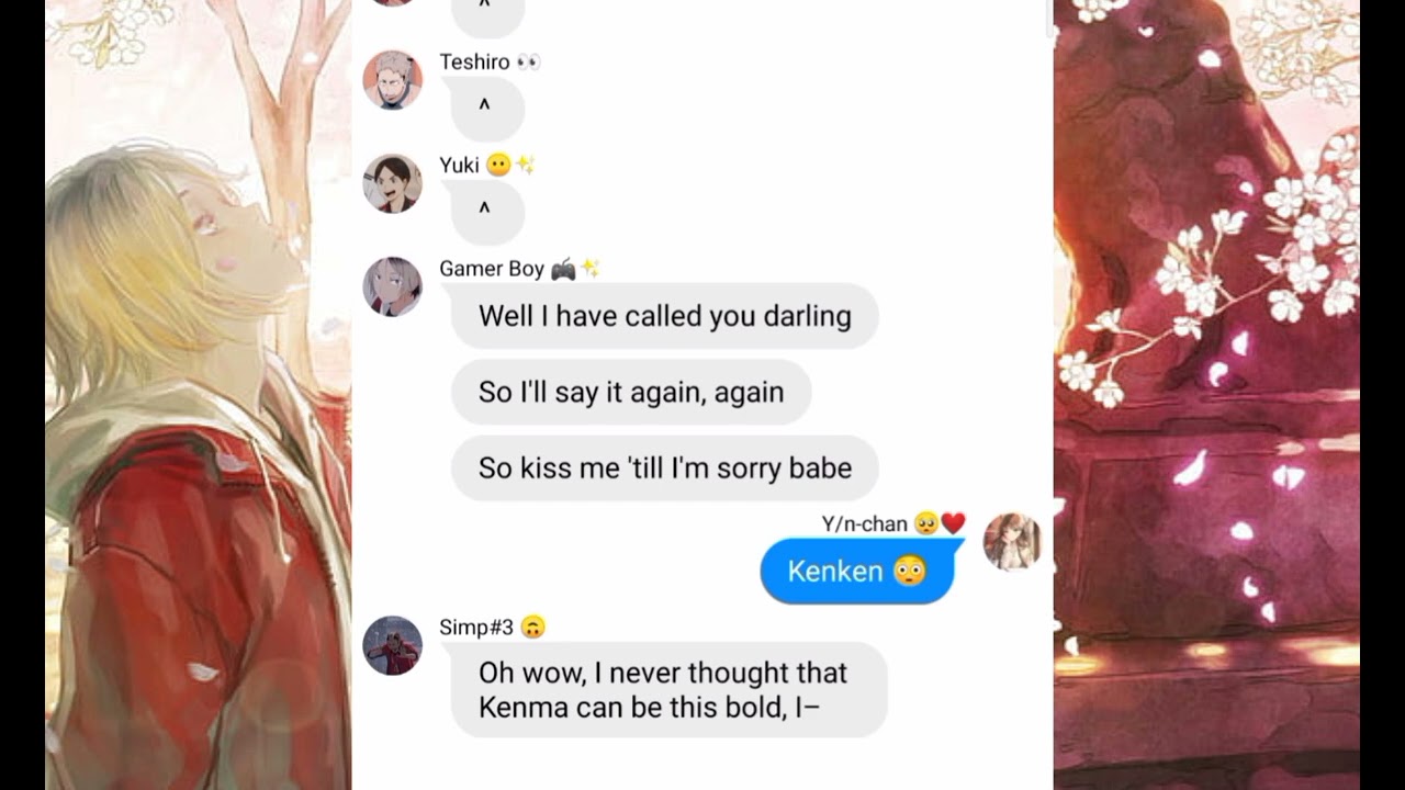 Y/n x Kenma || ft. Nekoma || Make You Mine || Not ' Lyric Prank ' (1/2)