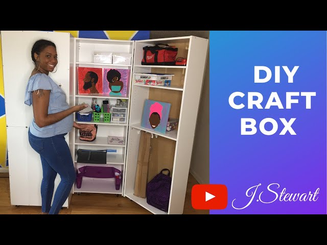 Scrap-box Craft box ALTERNATIVE Under $200 Do it Yourself BEST STORAGE EVER  Craft Closet. 