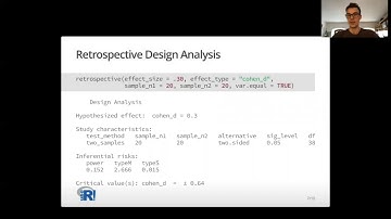 useR! 2020: PRDA: Enhancing Statistical Inference via Design Analysis (C. Z. Callegher), lightning