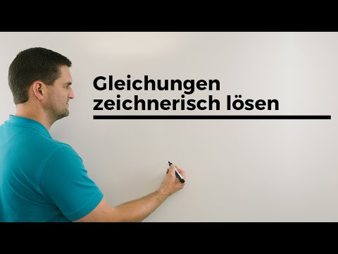 Video: Wie Man Grafische Gleichungen Löst