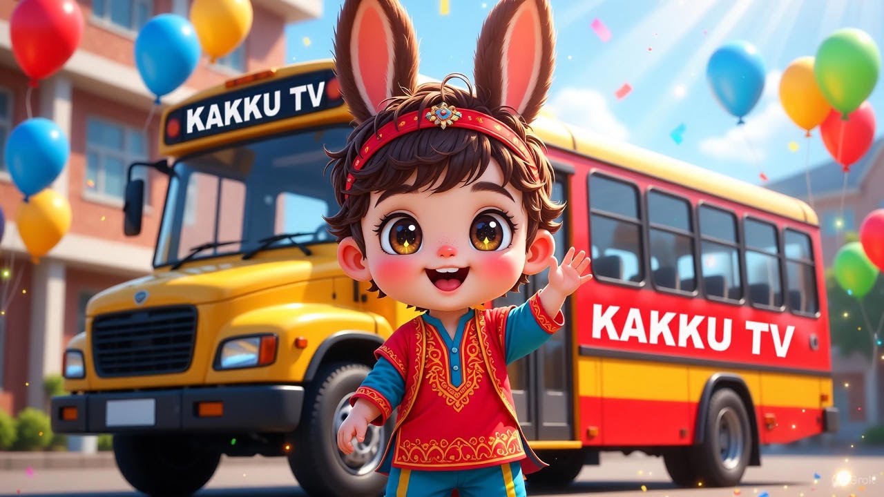 🎒 “School Time Fun! Bunny’s Bus Ride Poem for Kids (Hindi Rhyme)” - YouTube
