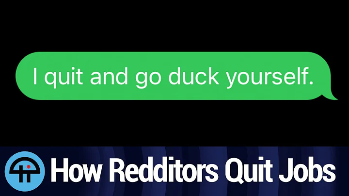 How Redditors Quit Their Jobs