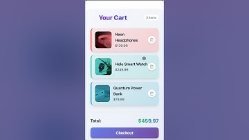 React Animated Cart UI with Frame Motion | Clean Design & Interactive Experience