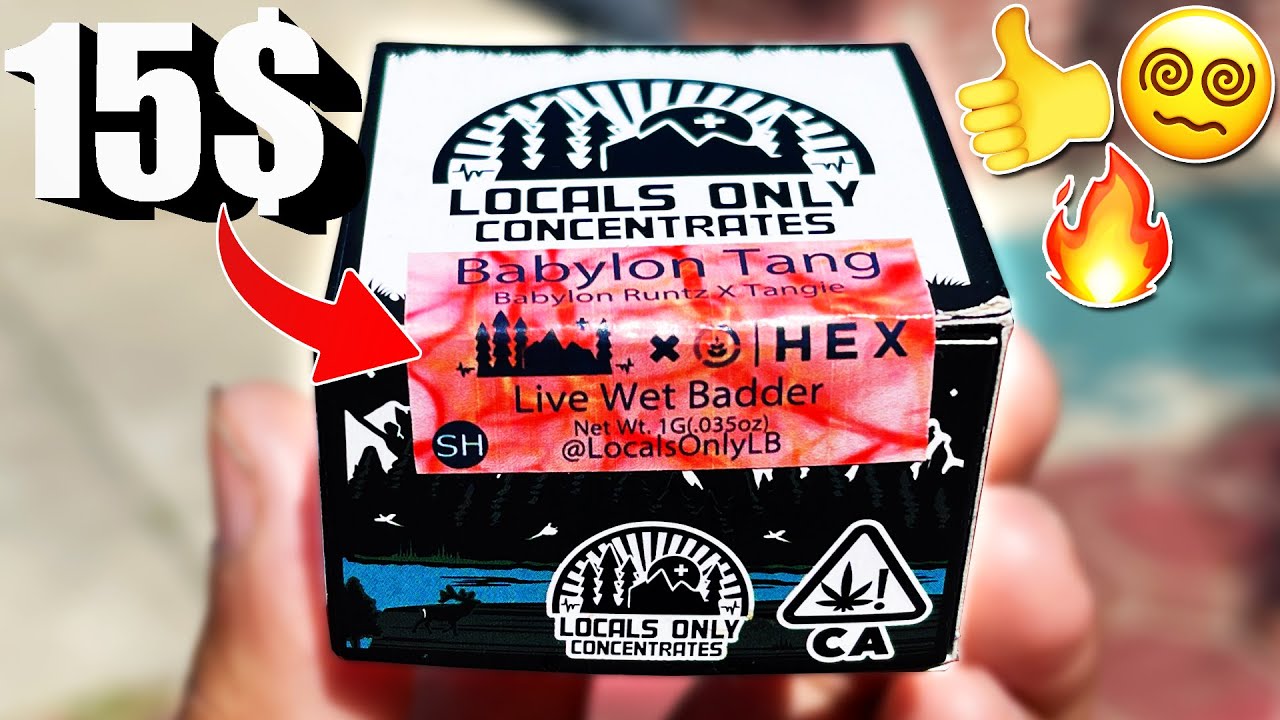 This BABYLON TANG had me SURPRISED!  | Locals Only Concentrates | Cheap Dabs #30
