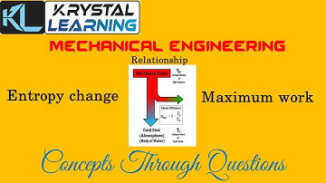 Basic Thermodynamics | Entropy Change-Maximum Work | GATE, ESE, SSC-JE | Mechanical Engineering