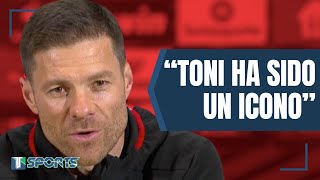 &quot;RESPETO y ADMIRACIÓN&quot;: Las PALABRAS de Xabi Alonso para Toni Kroos al ANUNCIAR su RETIRO del FUTBOL