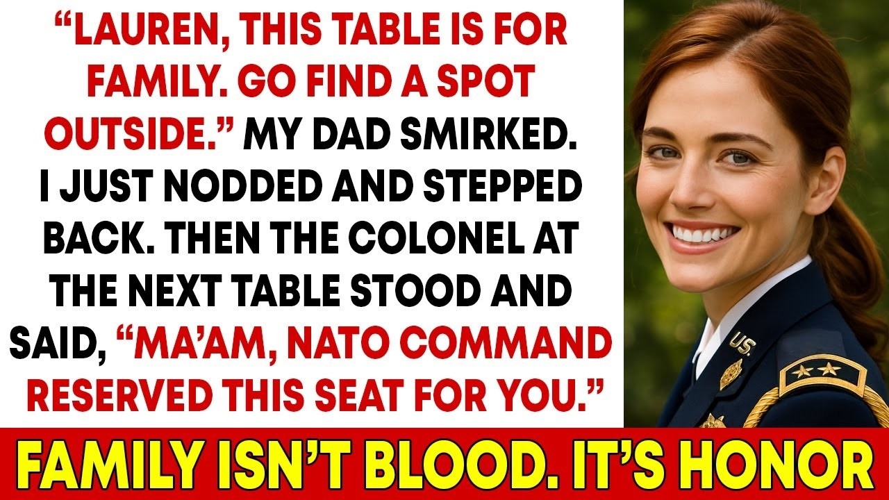 My Dad Publicly Shamed Me at My Sister’s Wedding — Until NATO Command Reserved Me a Seat